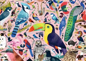 RAVENSBURGER Puzzle Úžasní ptáci 1000 dílků