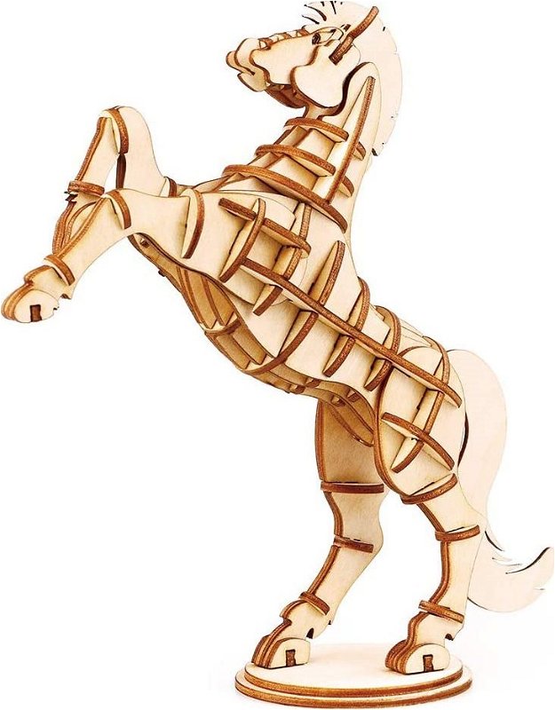 ROBOTIME Rolife 3D dřevěné puzzle Kůň 72 dílků