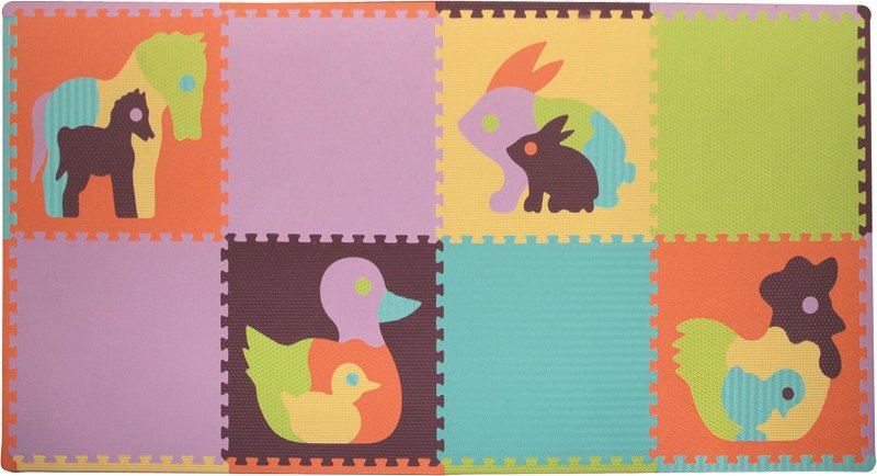 BABY GREAT Pěnové puzzle Zvířata SX (60x60) s okraji