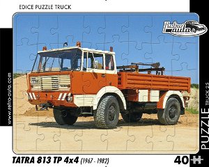 RETRO-AUTA Puzzle TRUCK č.25 Tatra 813 TP 4x4 (1967-1982) 40 dílků