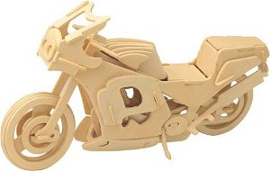 WOODEN TOY / WCK WOODEN TOY , WCK 3D puzzle Závodní motorka