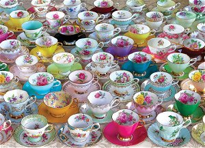 EUROGRAPHICS Puzzle Sbírka čajových šálků 1000 dílků
