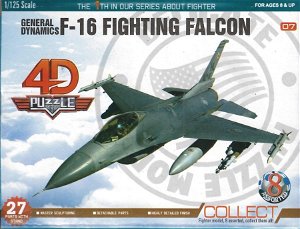 3D puzzle Vojenský letoun F-16 Fighting Falcon