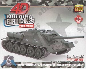 3D puzzle Vojenský tank SU-100