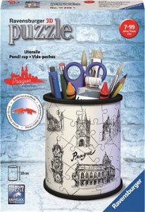 RAVENSBURGER 3D puzzle stojan: Pražské památky 54 dílků