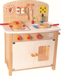 TREFL Dětská dřevěná kuchyňka