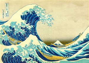 ENJOY Puzzle Katsushika Hokusai: Velká vlna u pobřeží Kanagawy 1000 dílků