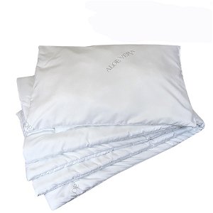 Babyrenka souprava deka a polštář 40x60, 90x130 cm Aloe Vera CZ 200 gr