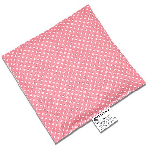 Babyrenka nahřívací polštářek 15x15 cm z třešňových pecek Dots old pink