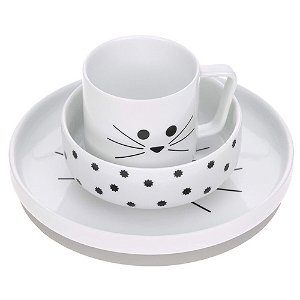 Lässig porcelánový jídelní set 3 díly Little Chums Cat