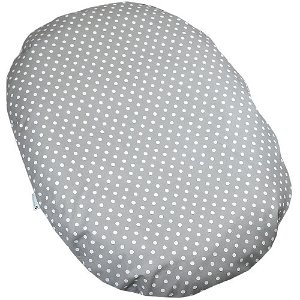 Babyrenka kojenecký relaxační polštář 80x60 cm EPS Dots Big grey