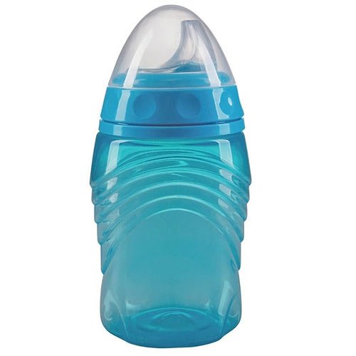BABY-NOVA Baby Nova hrnek s neprosakujícím náustkem 290ml 6m+ modrý
