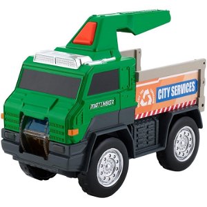 Matchbox Svítící náklaďák Utility Track, Mattel DWR32