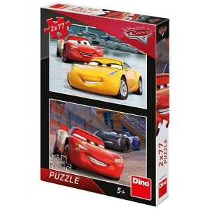 Dino Puzzle WD Cars 3 Závodníci 2x77d.