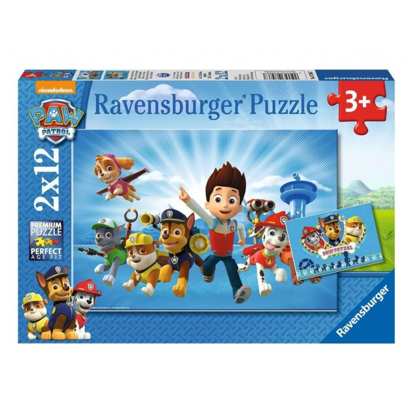 Ravensburger 07586 Puzzle Tlapková Patrola 2x12 dílků