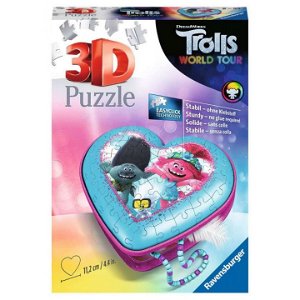 Ravensburger 11232 Puzzle 3D Srdce Trollové 54 dílků