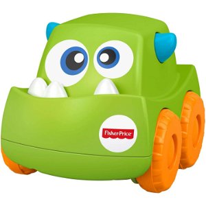 Fisher Price mini Monster autíčko zelené, Mattel GCC46