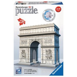 Ravensburger 12514 Puzzle 3D Vítězný oblouk 216 dílků