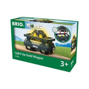 BRIO 33896 Svítící vagón se zlatem