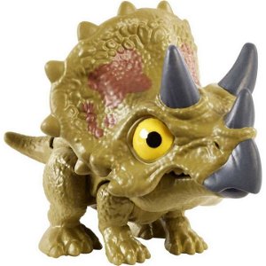 Jurský svět SNAP SQUAD Triceratops s pohyblivou čelistí, Mattel HBC72