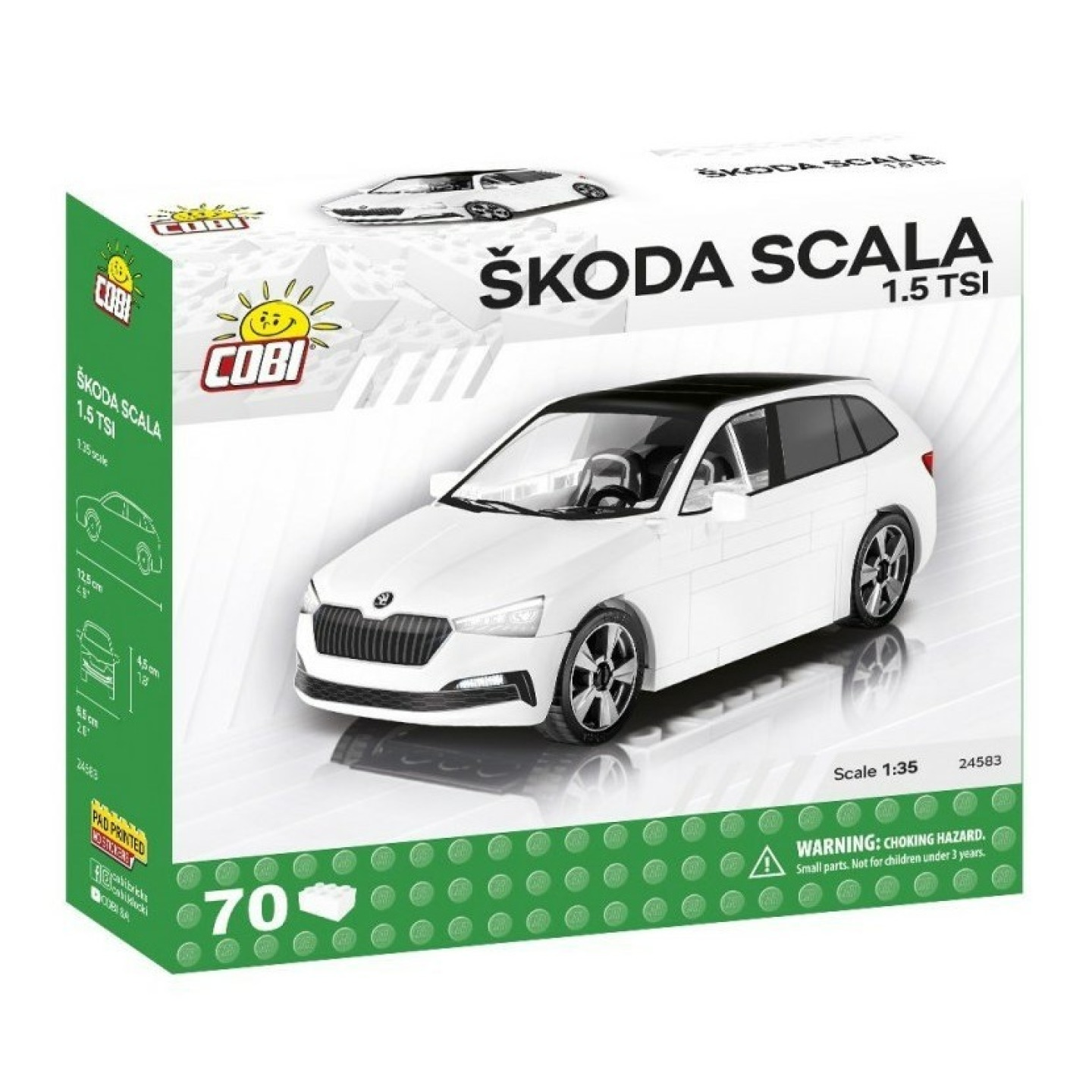 COBI 24583 Škoda Scala 1.5 TSI, 1:35
