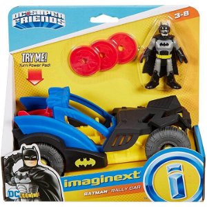 Fisher Price Imaginext Batman a Rally auto s vystřelujícími disky, Mattel GKJ25