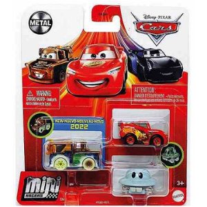 Mattel Cars 3 Mini auta 3ks Burák & Mator & Blesk, HFC68