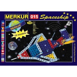 Merkur 15 Raketoplán - 10 modelů, 195 dílů