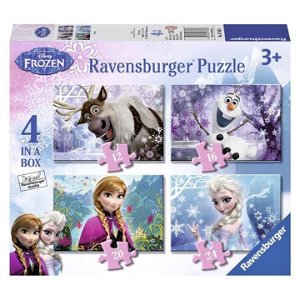 Ravensburger 07360 Puzzle Ledové království 4 v 1