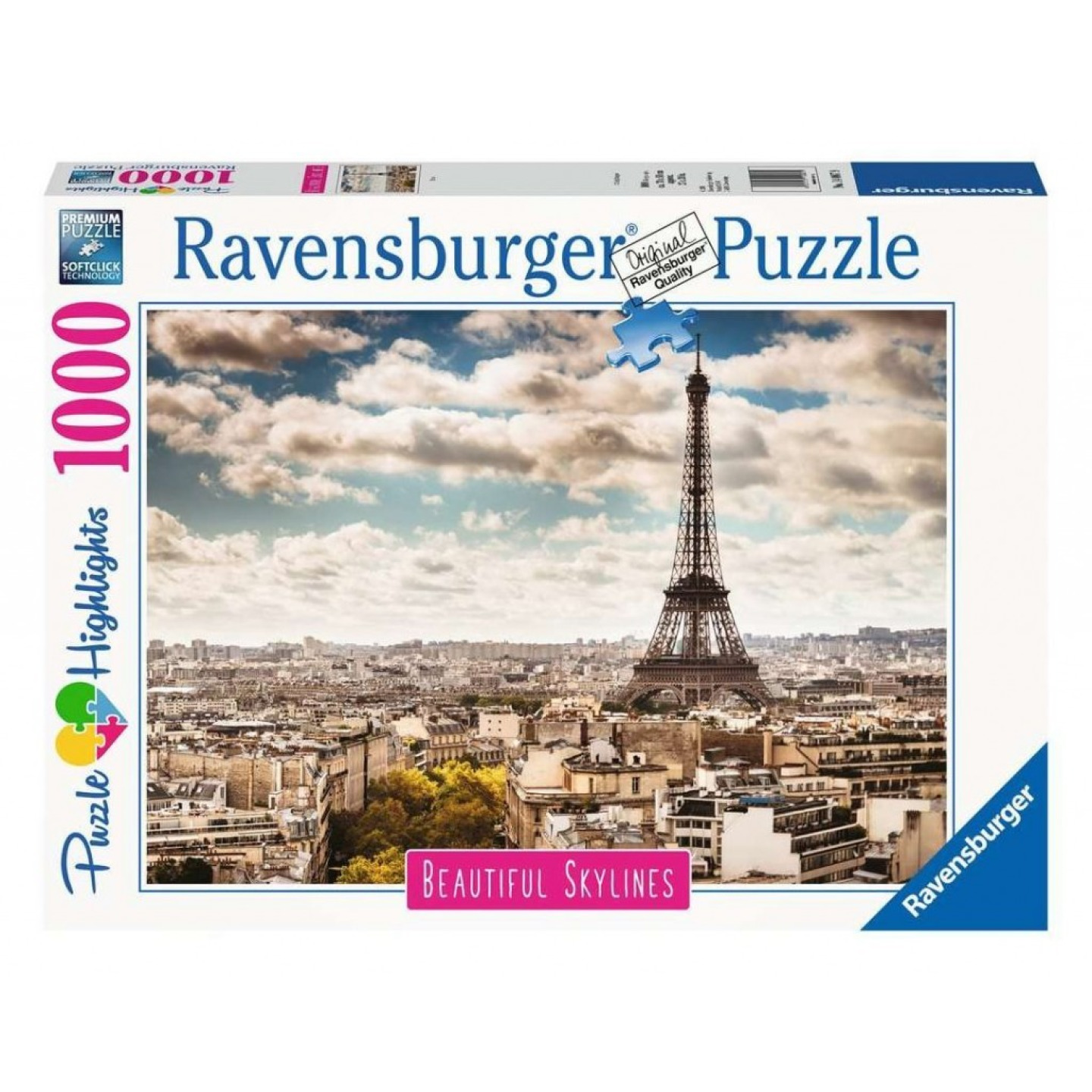 Ravensburger 14087 Puzzle Paříž 1000 dílků