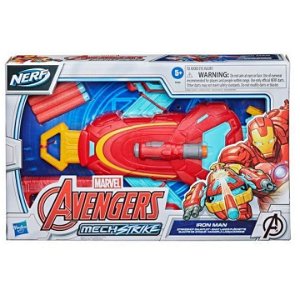 Nerf Avengers Mech Strike Iron Man Strikeshot galaktická rukavice, Hasbro F0266