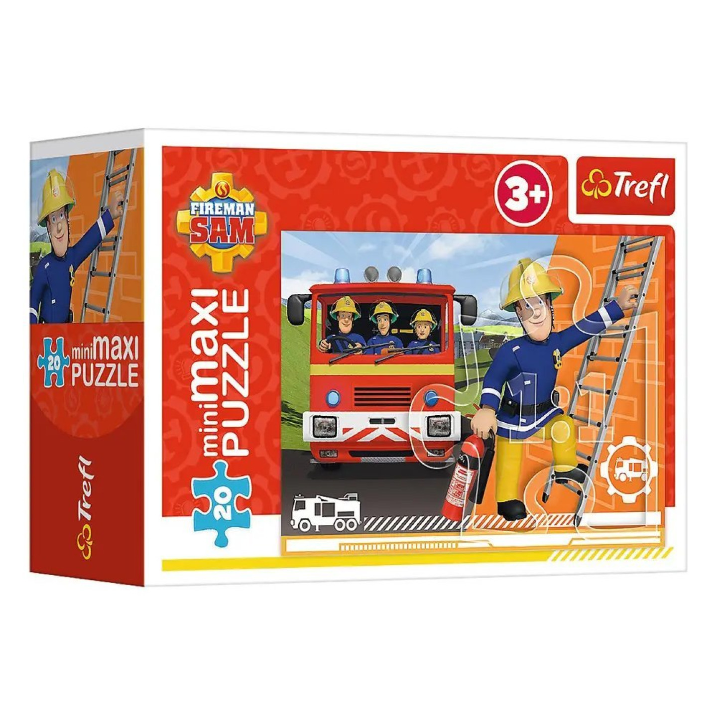 Trefl 21113 Mini puzzle Požárník Sam 20 dílků