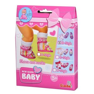 Ponožky a botičky pro panenky,vel.38-43 varianta B, Simba