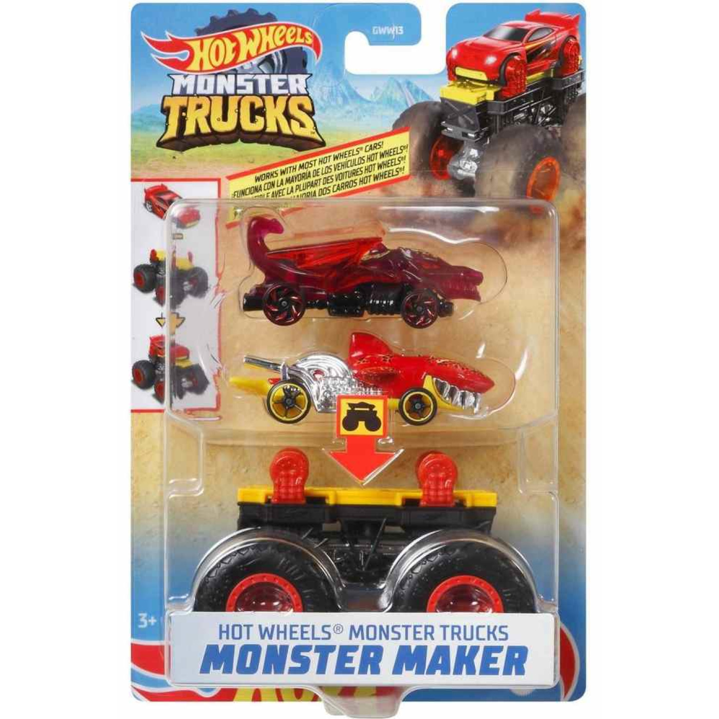 Hot Wheels® Monster Trucks Stvořitel 1, Mattel GWW18