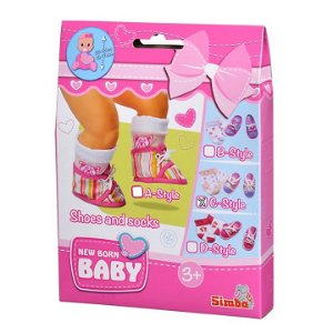 Ponožky a botičky pro panenky,vel.38-43 varianta C, Simba
