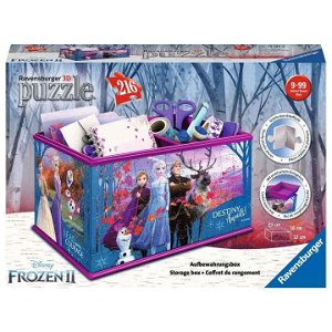 Ravensburger 12122 Puzzle 3D Úložná krabice Frozen 216 dílků