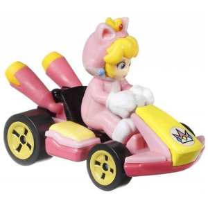 Hot Wheels Mariokart CAT PEACH, Mattel GRN13