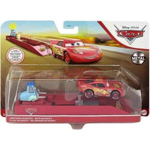 Cars 3 Vystřelovač s autíčkem Blesk McQueen, Mattel GYH50
