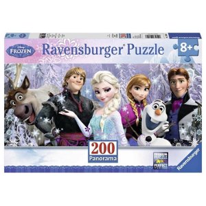Ravensburger 12801 Puzzle Ledové království Panorama 200 dílků