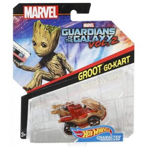 Hot Wheels Marvel autíčko Groot Go-Kart, Mattel DXM05