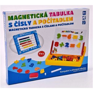 MacToys Magnetická tabulka s čísly a počítadlem