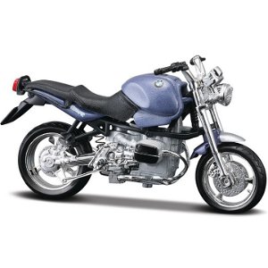 Burago Kovový model motorky BMW R1100R 1:18 černomodrá