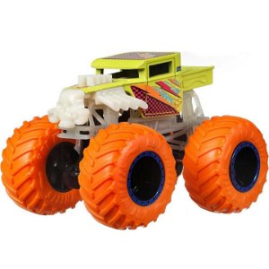 Hot Wheels® Monster Trucks Svítící ve tmě BONE SHAKER, Mattel HCB55
