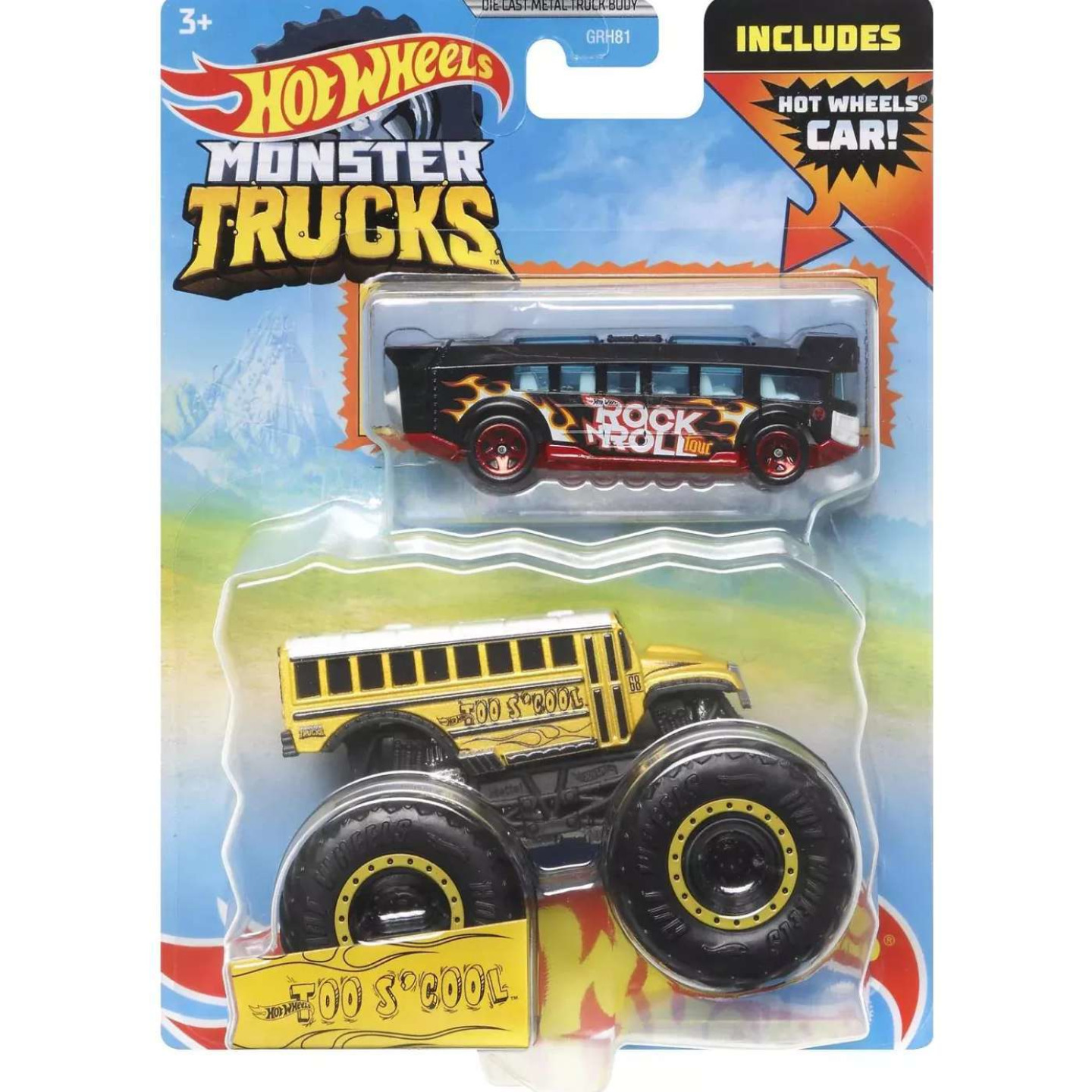 Hot Wheels® Monster Trucks s angličákem Too S´Cool, Mattel HDB92