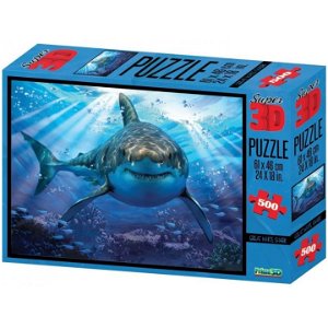 3D Puzzle Žralok 500 dílků