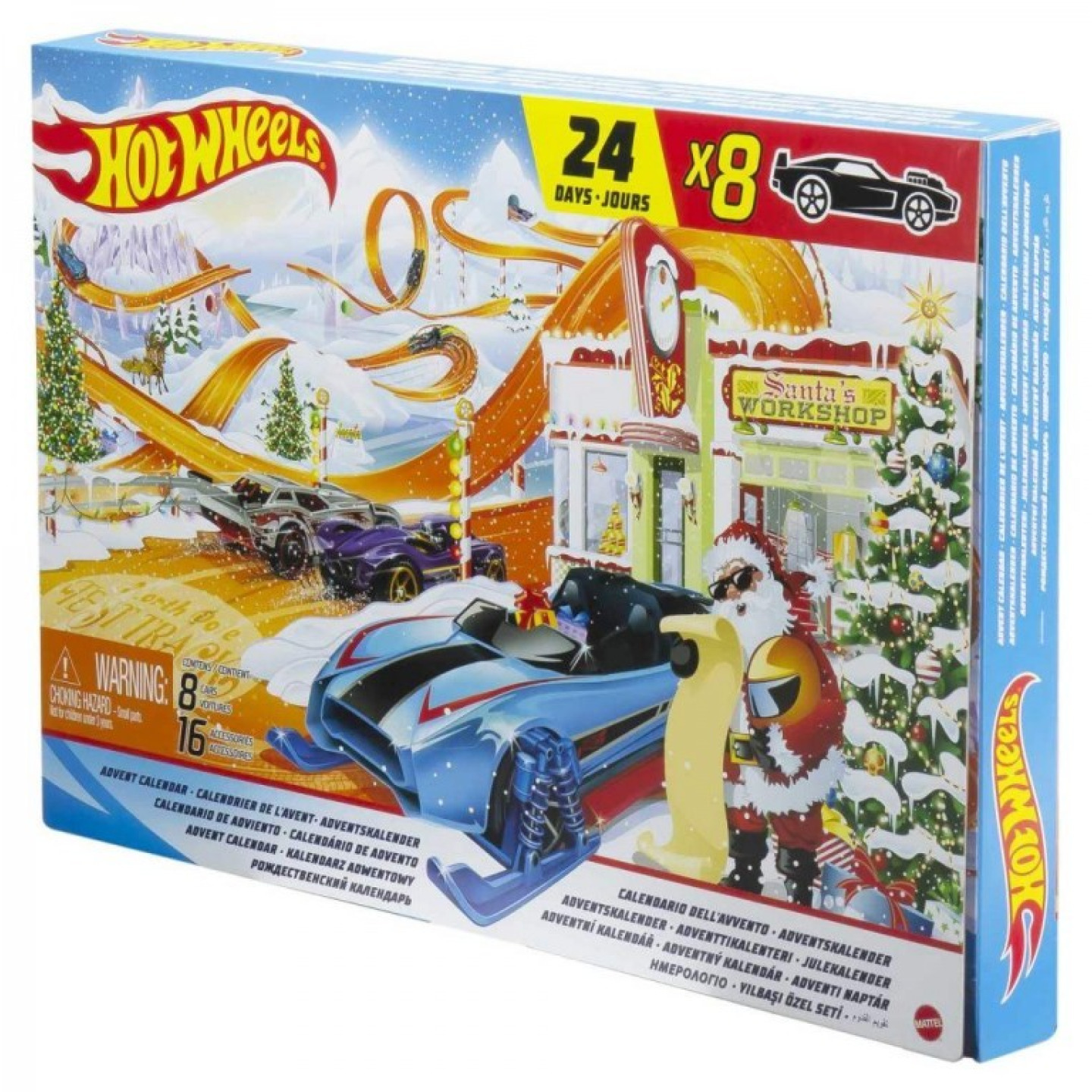 Hot Wheels Adventní kalendář, Mattel GTD78
