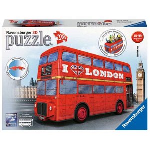 Ravensburger 12534 Puzzle 3D Londýnský autobus 216 dílků