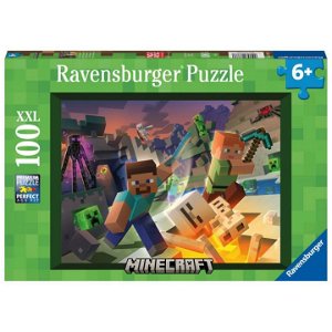 Ravensburger 13333 Puzzle Minecraft: Monstra z Minecraftu 100 dílků