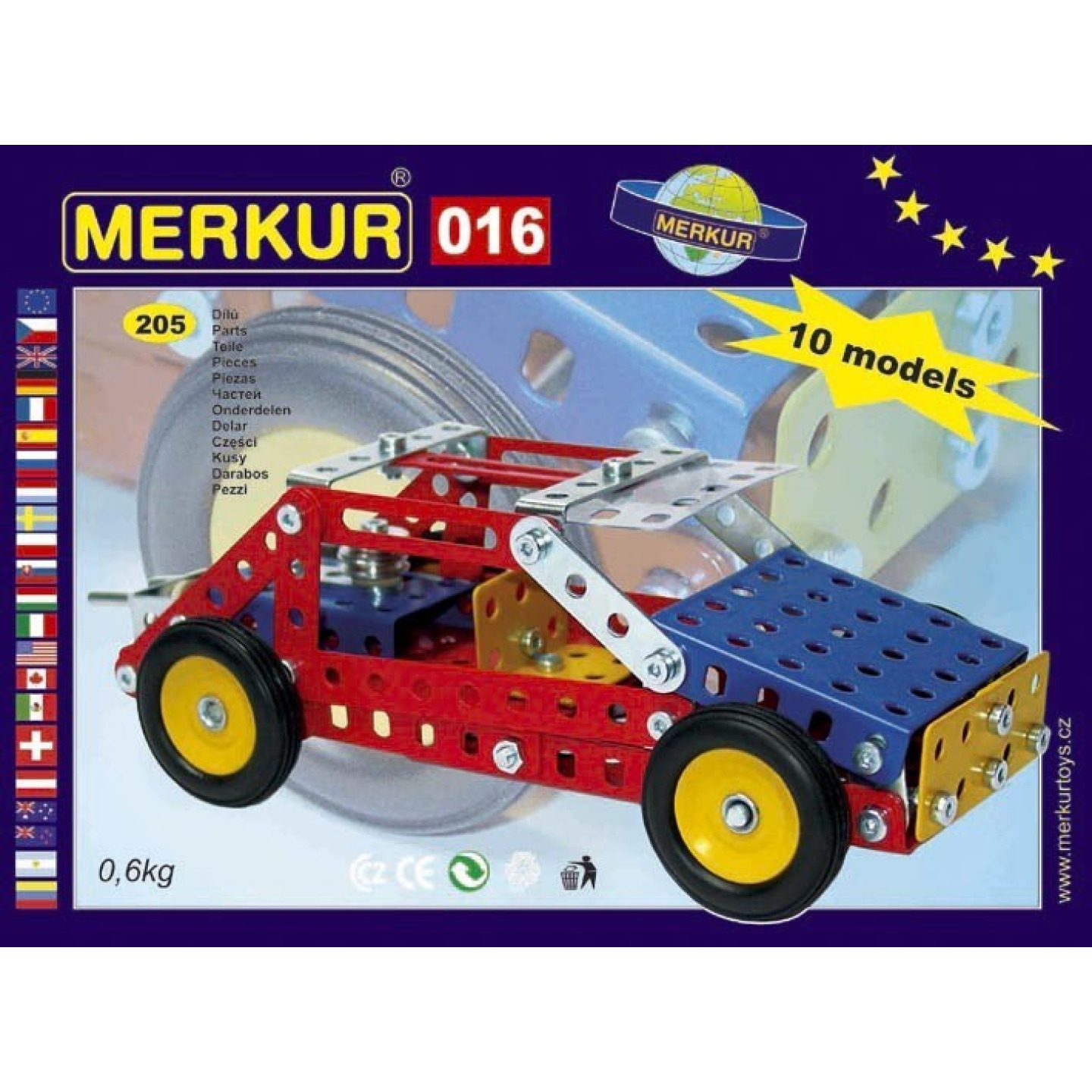 Merkur 16 Buggy, 205 dílů