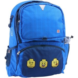 LEGO® Faces Blue Freshmen - školní batoh